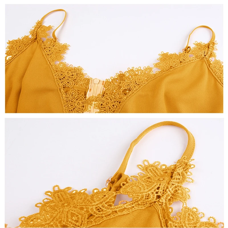 

New large size sling jumpsuit 3XL-7XL bust 132CM fashion large size women's sling lace stitching zipper jumpsuit