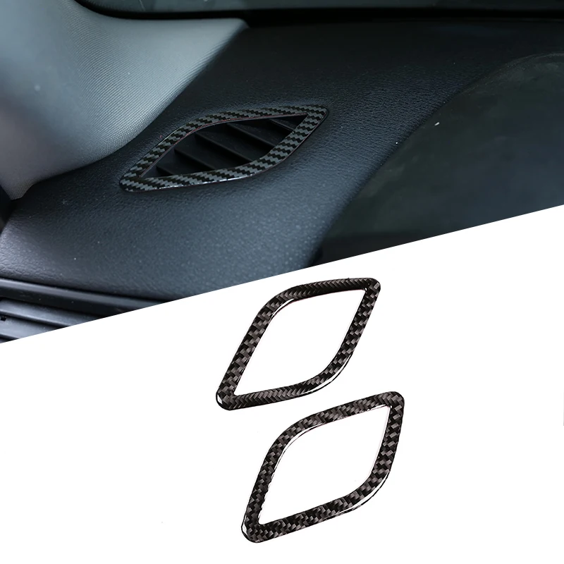 

Мягкое углеродное волокно для BMW X1 E84 2011-2015 автомобильные аксессуары автомобильный Кондиционер для приборной панели вентиляционная рамка о...