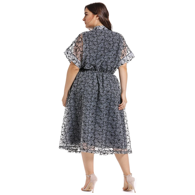 2021 Абая Весенняя мода для женщин размера плюс элегантные со стоячим воротом на