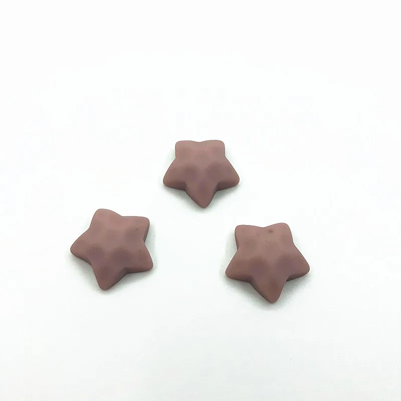light pink Новое поступление! 22x21 мм 100 шт матовые бусины с плоской задней поверхностью в форме звезды для сережек, аксессуары, аксессуары для волос - Цвет: light pink