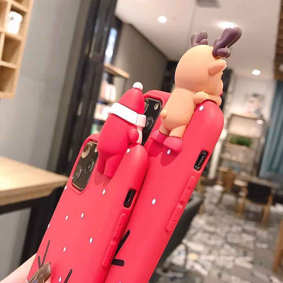 Коробка Рождественские Чехол для мобильного телефона iPhone 11 PRO MAX 7/6/6S/7s 8 Plus X XS XR