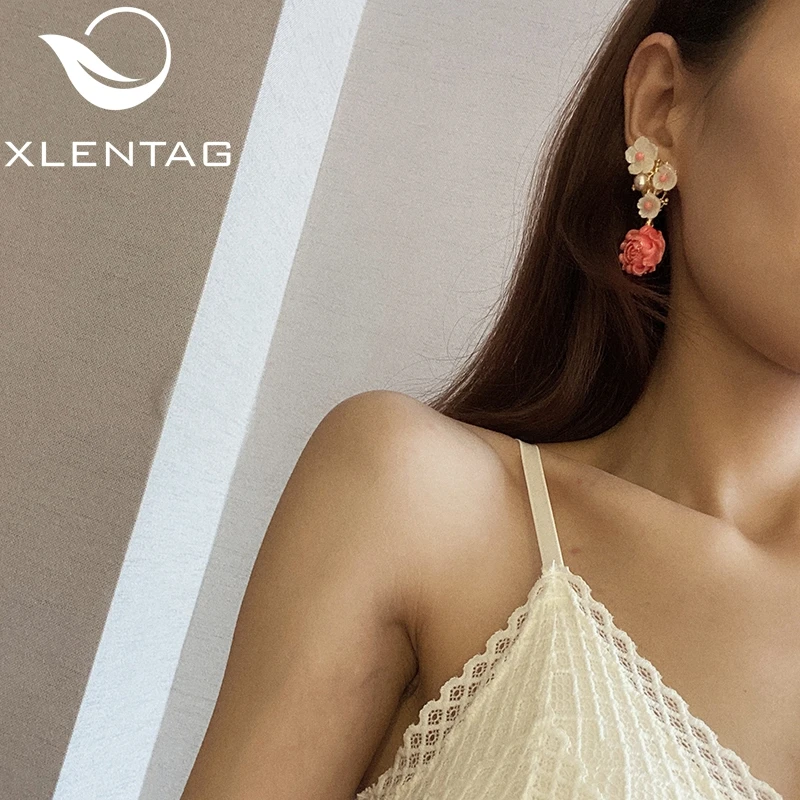 XlentAg серьги с натуральным жемчугом Серебряные 925s женские аксессуары Свадебные