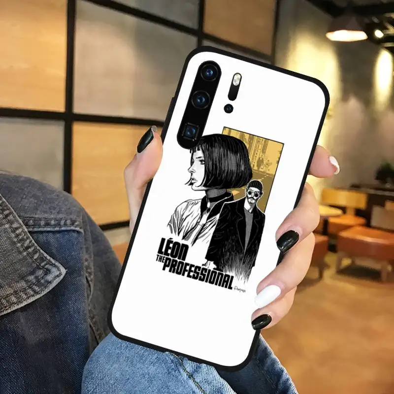 

Leon Uncle Girl Phone Case Funda For Huawei P9 P10 P20 P30 Lite 2016 2017 2019 plus pro P smart