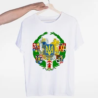 mens ukraine flag ukrainepatriotism national emblem t shirto neck shortsleeves summercasual fashion unisex men and women tshirt