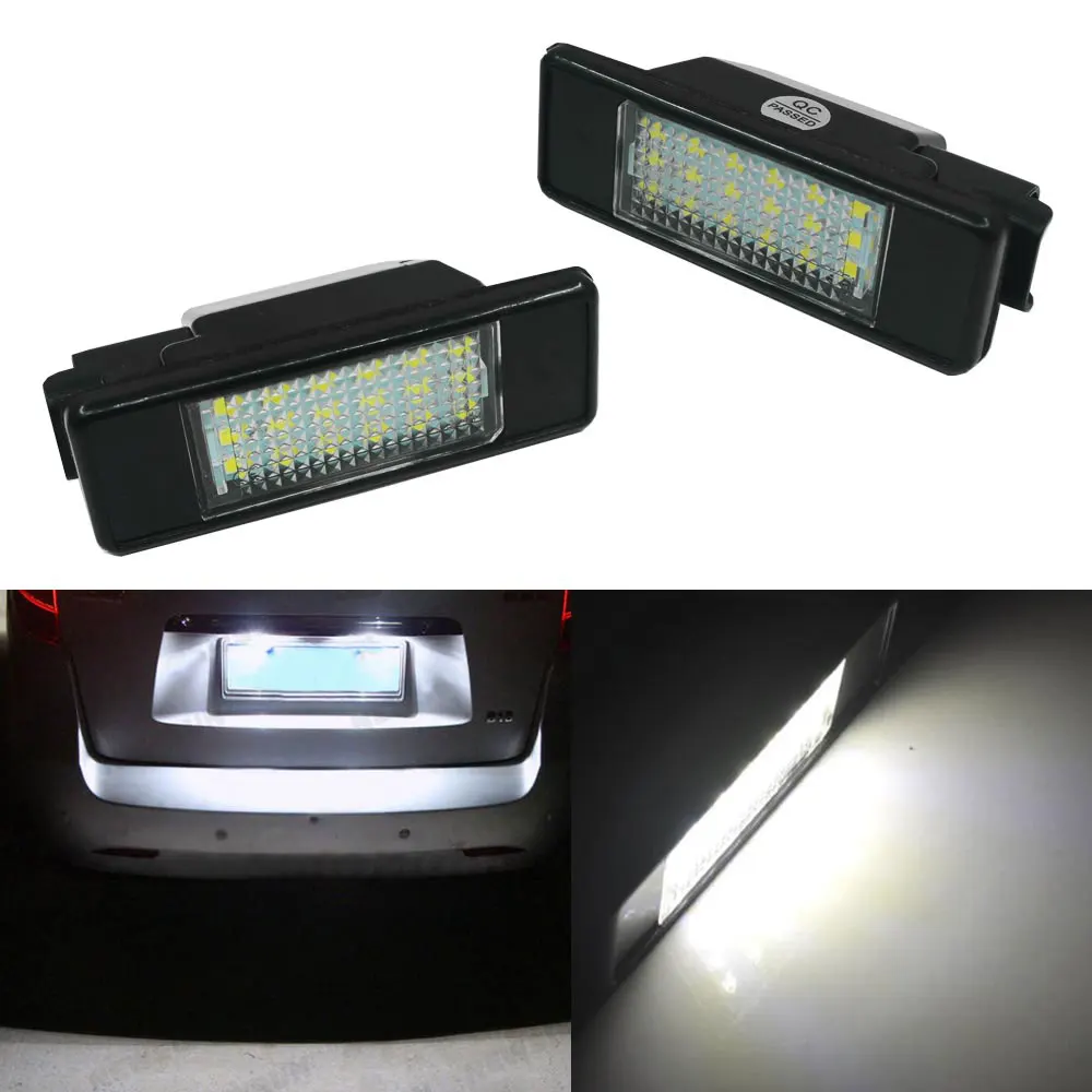 Идеально подходит белый 18 SMD светодиодный номерной знак фары замена или