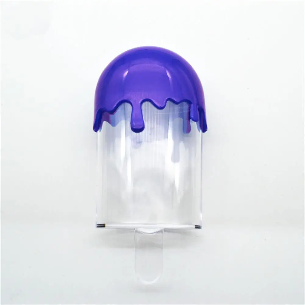 Уникальный прозрачный пластиковый чехол для хранения ресниц конфетного цвета