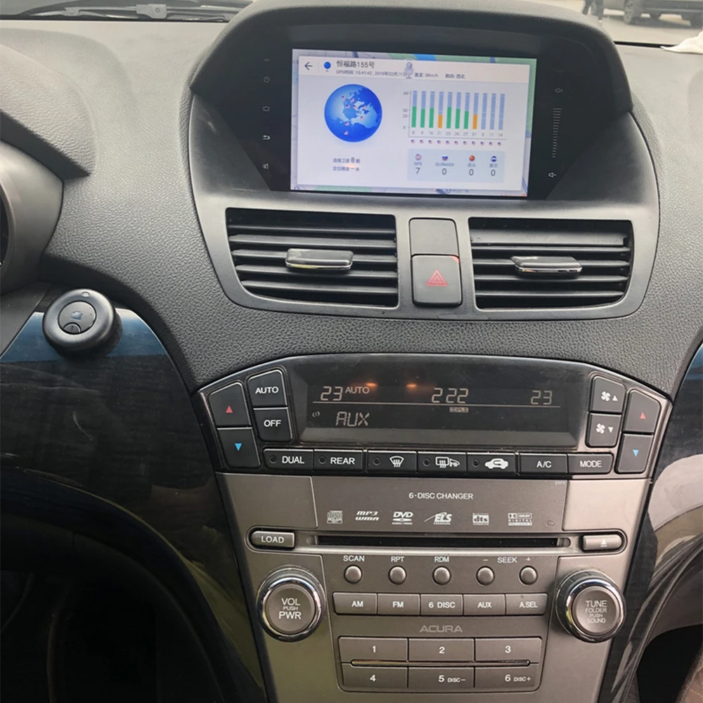 Автомобильный мультимедийный плеер ZJCGO стерео GPS радио навигация экран Android для