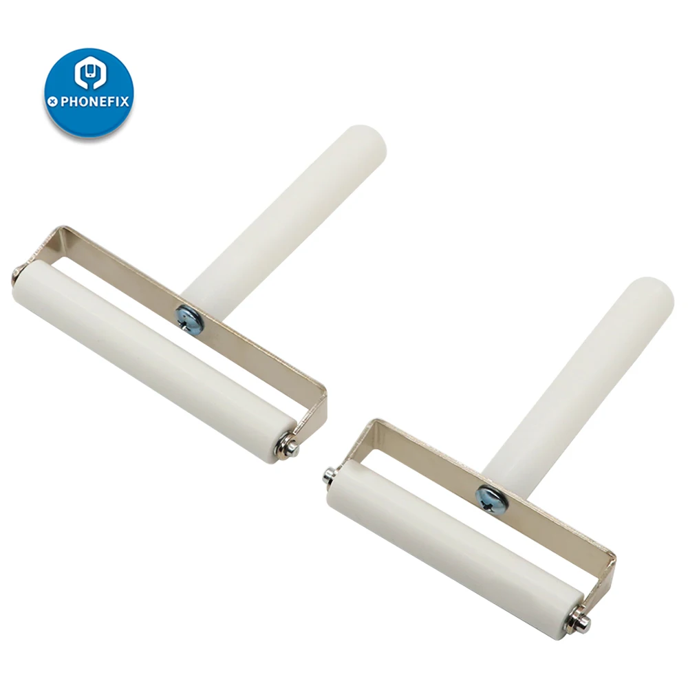 8/10CM Metal Handle Silicone Roller Mobile Phone Screen Protector Film Pasting LCD OCA Tools | Инструменты
