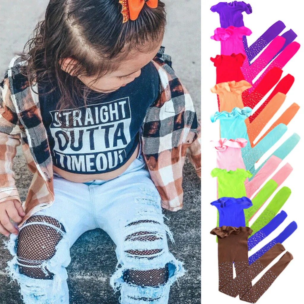 Детские сетчатые чулки в сеточку для девочек колготки блестящие шелковые