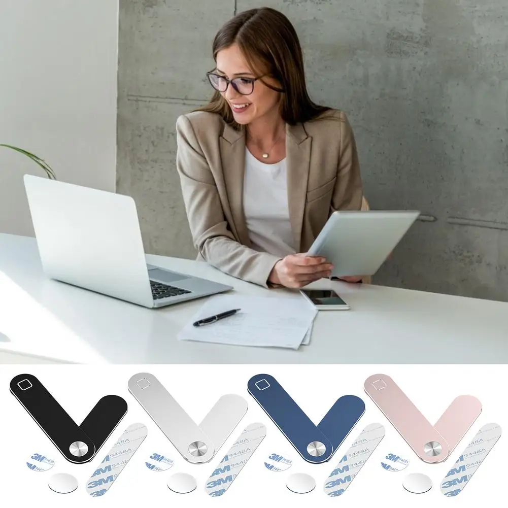 

Dual Monitor Display Clip Adjustable Phone Stand Holder Computer Screen Laptop Side Mount Connect Tablet Support Holder Bracket