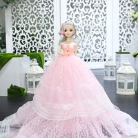 50cm wedding dress girlpretty doll dress clothes suitable for barble doll girls gift our generation girls toy christmas present