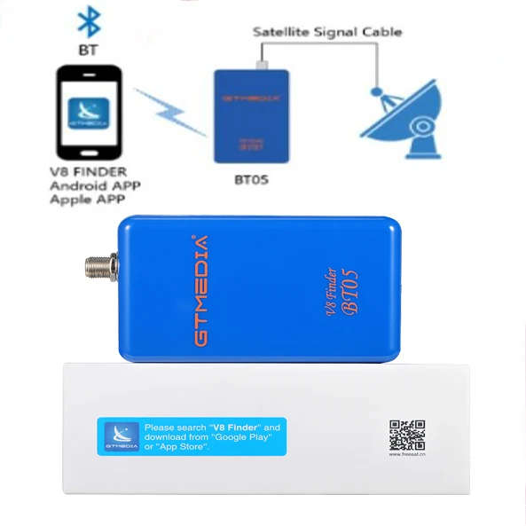 Оригинальный GTmedia V8 Finder BT05 BT03 DVB S2 спутниковый искатель лучше чем satlink ws 6933 ws6906