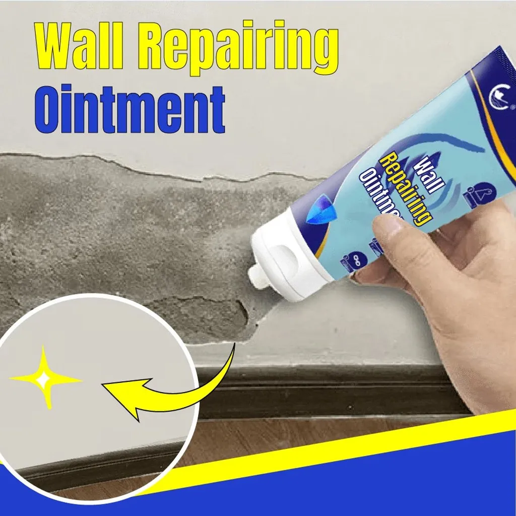 Восстанавливающий крем для стен белый латексный ремонта водостойкий трещины на