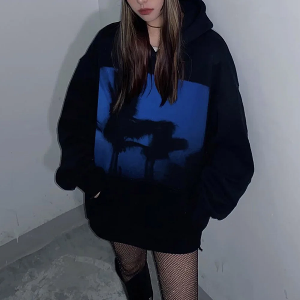 

Женская зимняя толстовка с капюшоном, с длинным рукавом