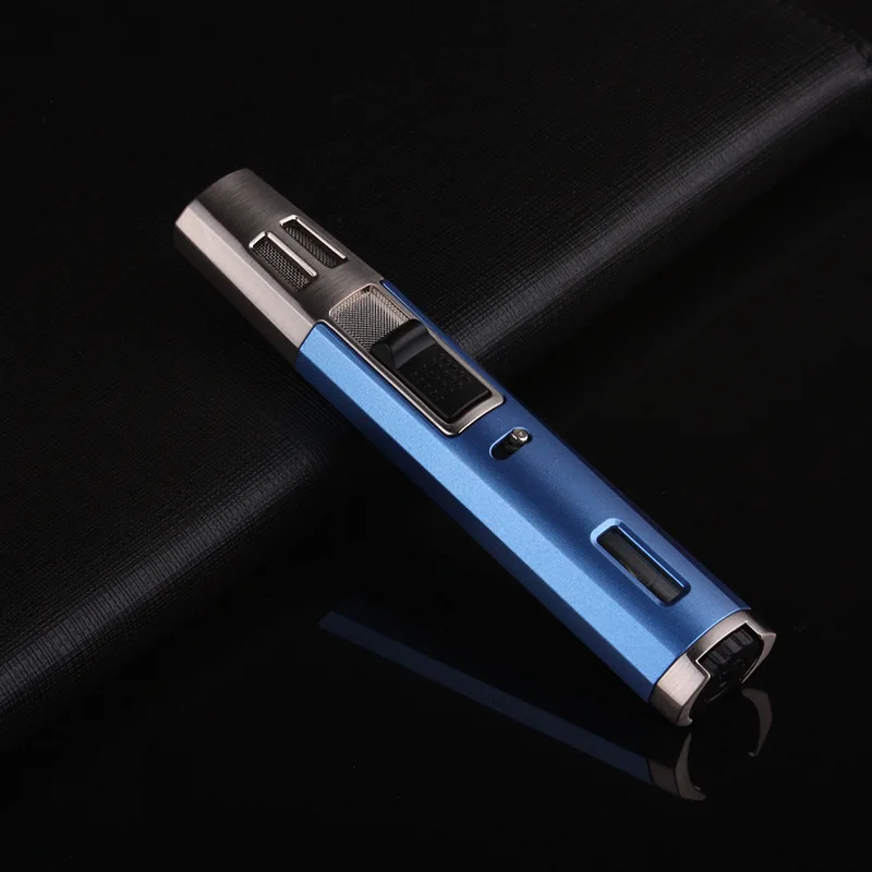 Бутановая Зажигалка для барбекю кухня два фонаря турбо зажигалка Волшебное