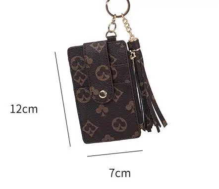 Мини-кошелек полукруглая однотонная холщовая с цветочным принтом для монет