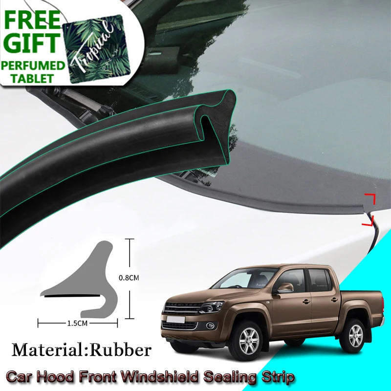 

Car Seal Strip Windshied Spoiler Filler Protect Edge Weatherstrip Strips Sticker Car Accessories For Volkswagen Amarok 2014-2020