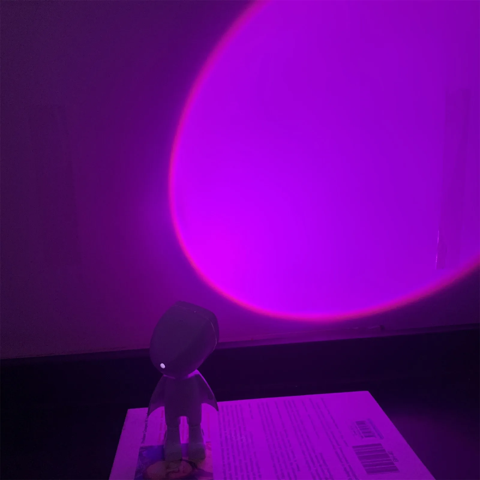 

Ins Rabbit Projector Sunset Lamp 360 Degree Rotating Colorful Led Projector Lamp Family Party Living Room Bedroom Decoration
