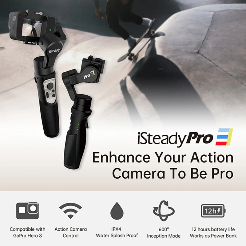 3 осевой Ручной Стабилизатор Hohem iSteady Pro Gimbal для DJI Osmo Action GoPro 7 6 XiaoYi 4K Sony RXO Camera PK G6