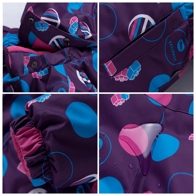 2021 Новинка лыжный костюм для девочек цельнокроеный зимний комбинезон высокого