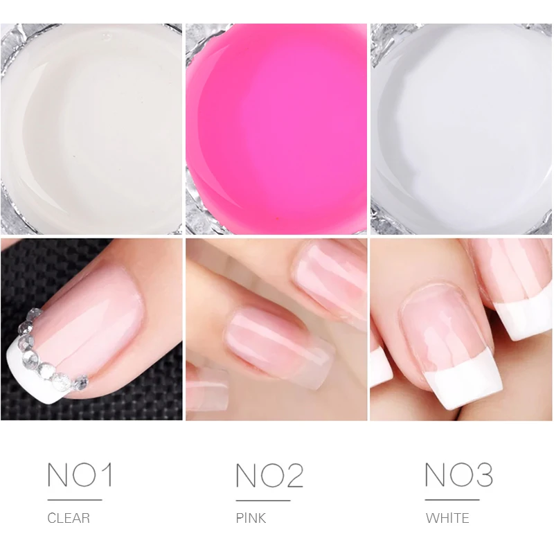 15 мл практичный Быстрый Наращивание ногтей гель быстро советы пальца расширение