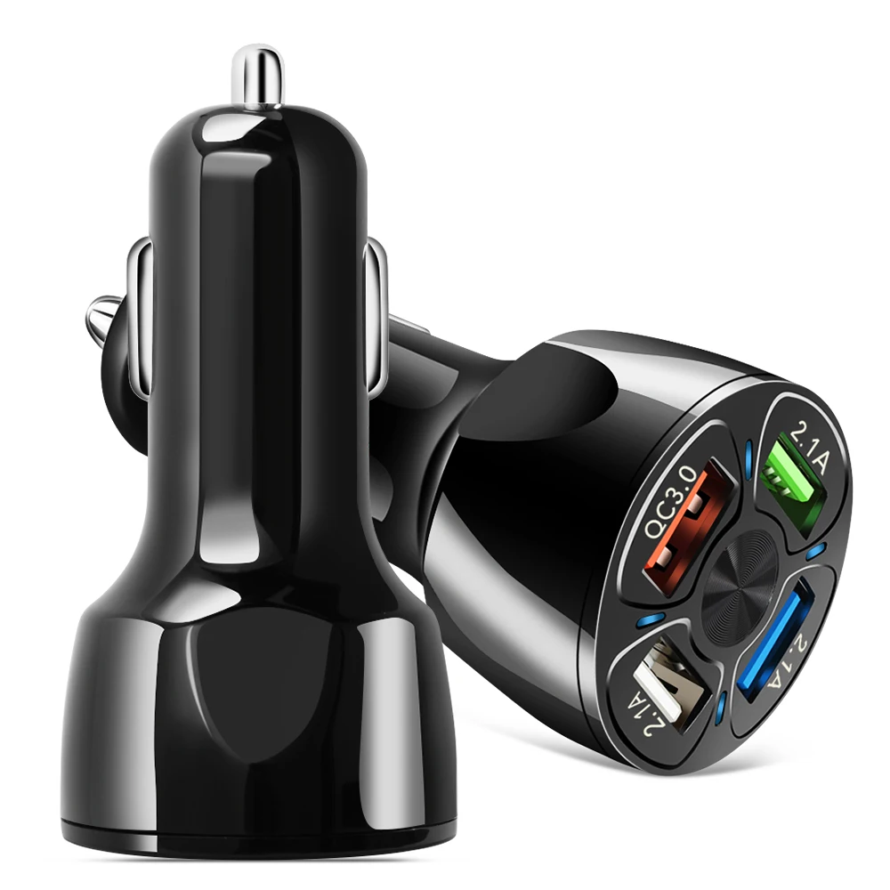 Автомобильное зарядное устройство с 4 портами USB для Geely Atlas Coolray Mk Cross Boyue NL3 X6 EX7 Emgrand