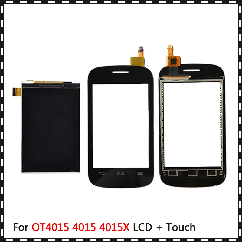 

New High Quality 3.5'' For Alcatel One Touch POP C1 OT4015 4015 4015X Lcd Display With Touch Screen Digitizer Sensor