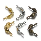 200 шт. 4x7 мм, Фурнитура для бижутерии, Шариковая цепь застежка концевые Crimps сочленения соединительные бусины Застежка аксессуары для изготовления ювелирных изделий Компоненты