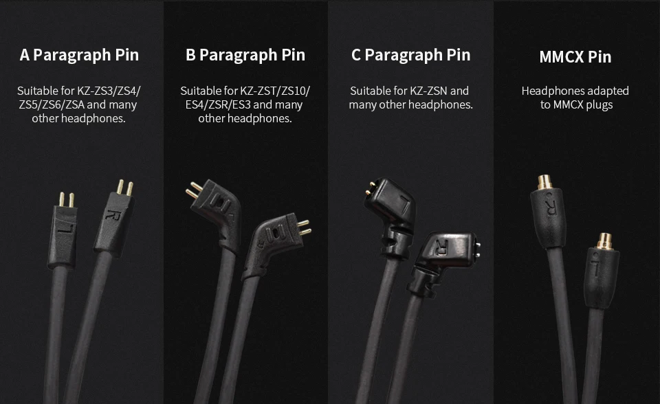 KZ ZS10/NICEHCK APTX беспроводной Bluetooth Кабель обновление провод модуля с 2PIN/MMCX разъем для KZ ZSN/ZS10/AS10/ED16 NICEHCK M6