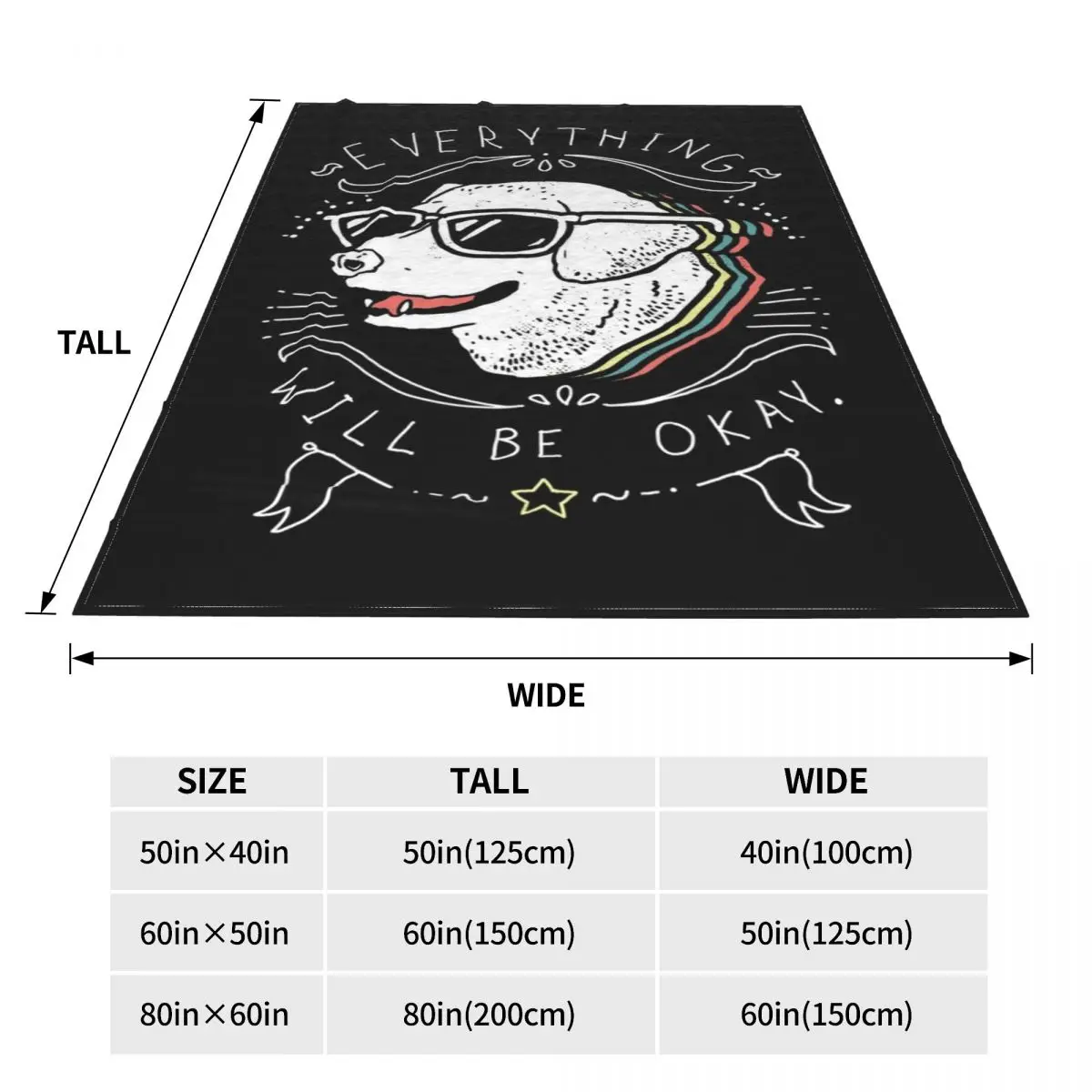 Одеяло для собак все будет в порядке супер мягкое одеяло улицы модное красивое