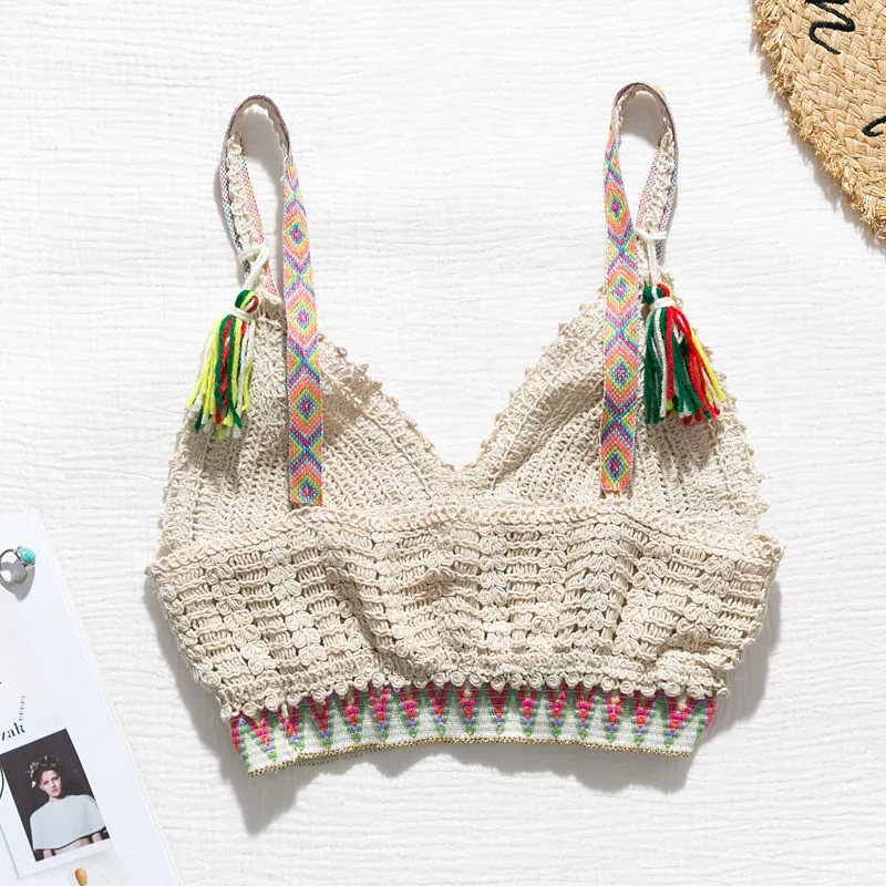 Сексуальный укороченный топ бикини 2020 женский купальник с V-образным вырезом