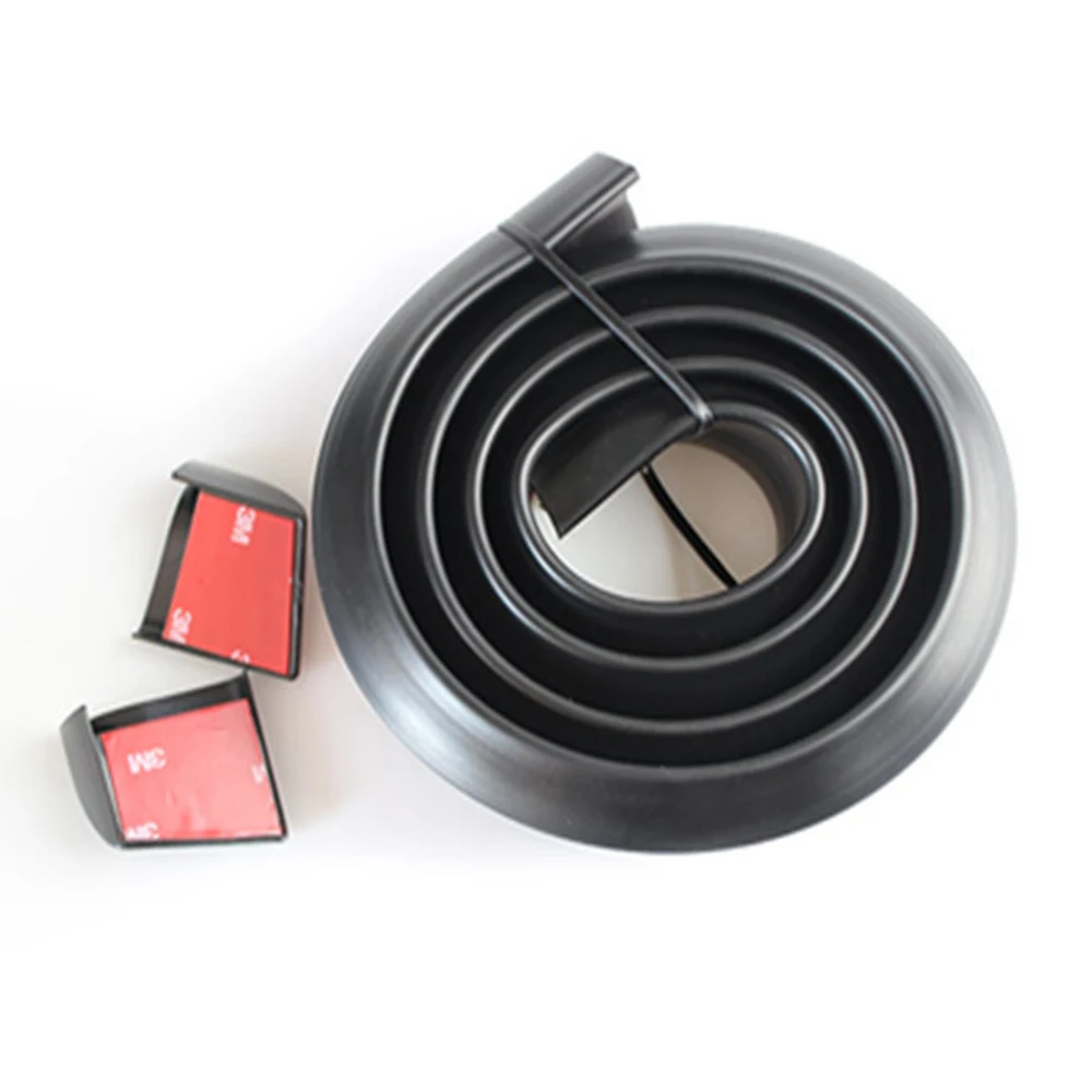 Универсальный черный спойлер для багажника из углеродного волокна комплект губ