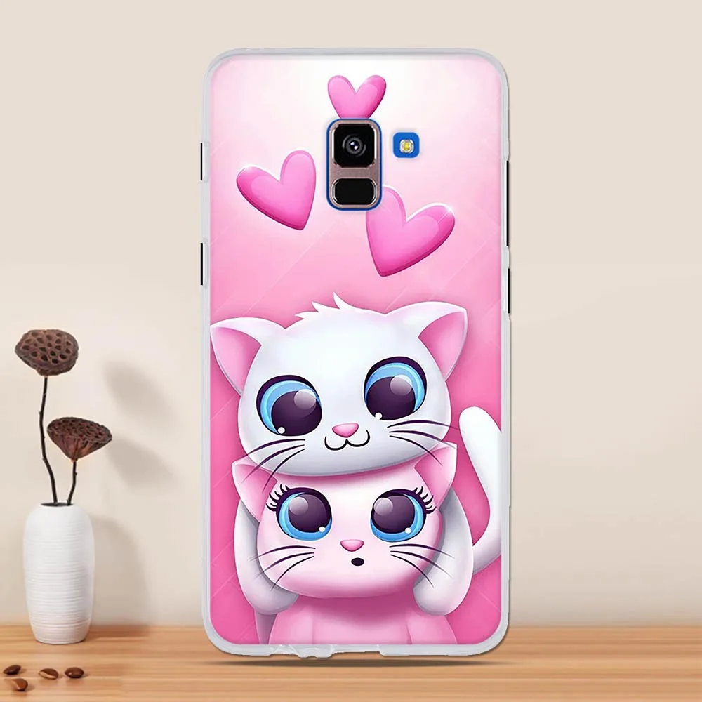 Чехол для samsung Galaxy A8 Plus чехол Капа Coque чехол из термополиуретана и силикона для samsung A8 Plus A 8+ A730F Чехол протектор бампер