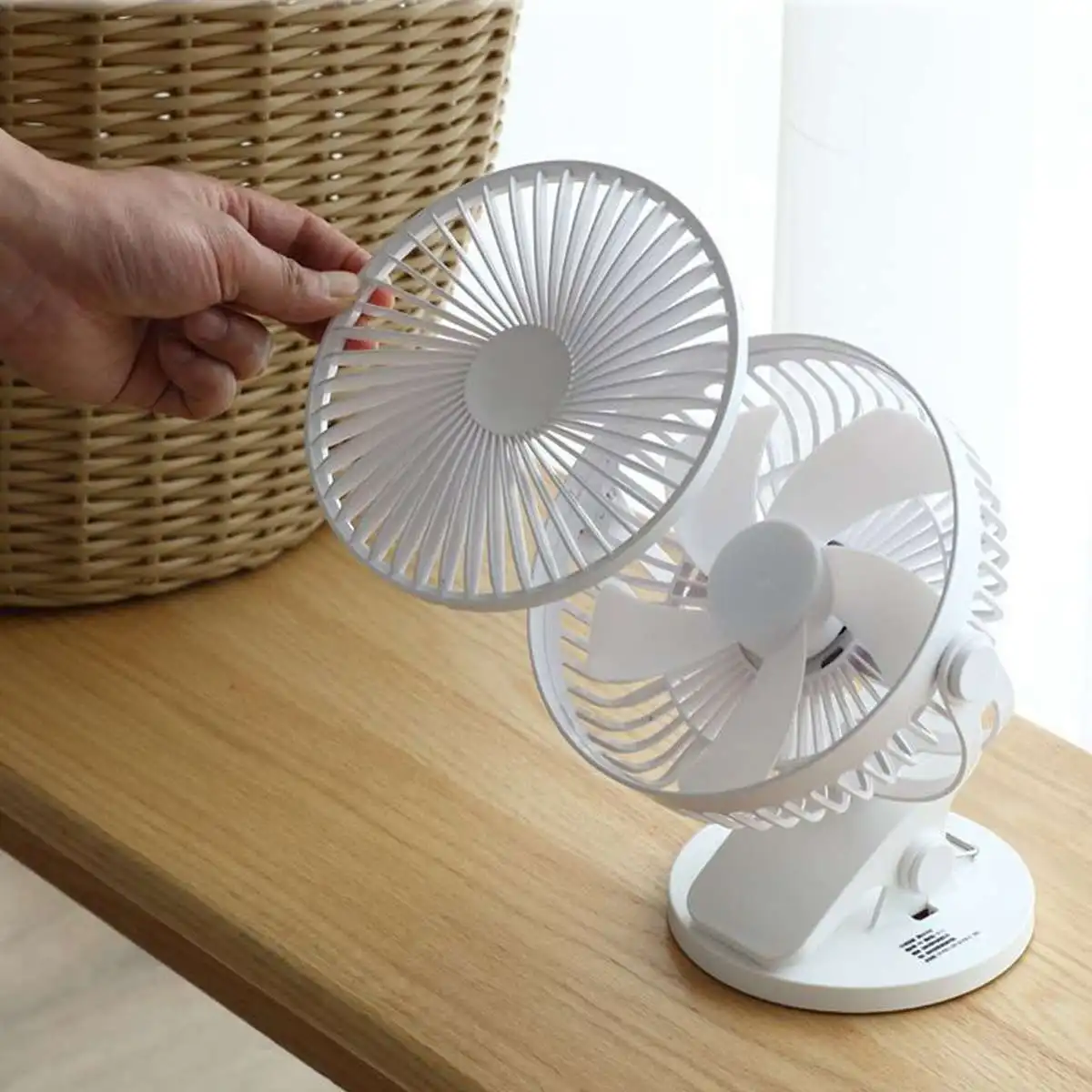 4/6 дюймовый настольный вентилятор с usb зажимом мини портативный Настольный 3