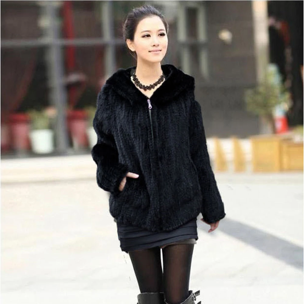 Горячая Распродажа вязанные колготки из натурального меха норки пальто с