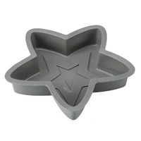 cake mold silicone star shape 3d diy sugar craft chocolate cutter mould fondant cake decorating tool baking tools