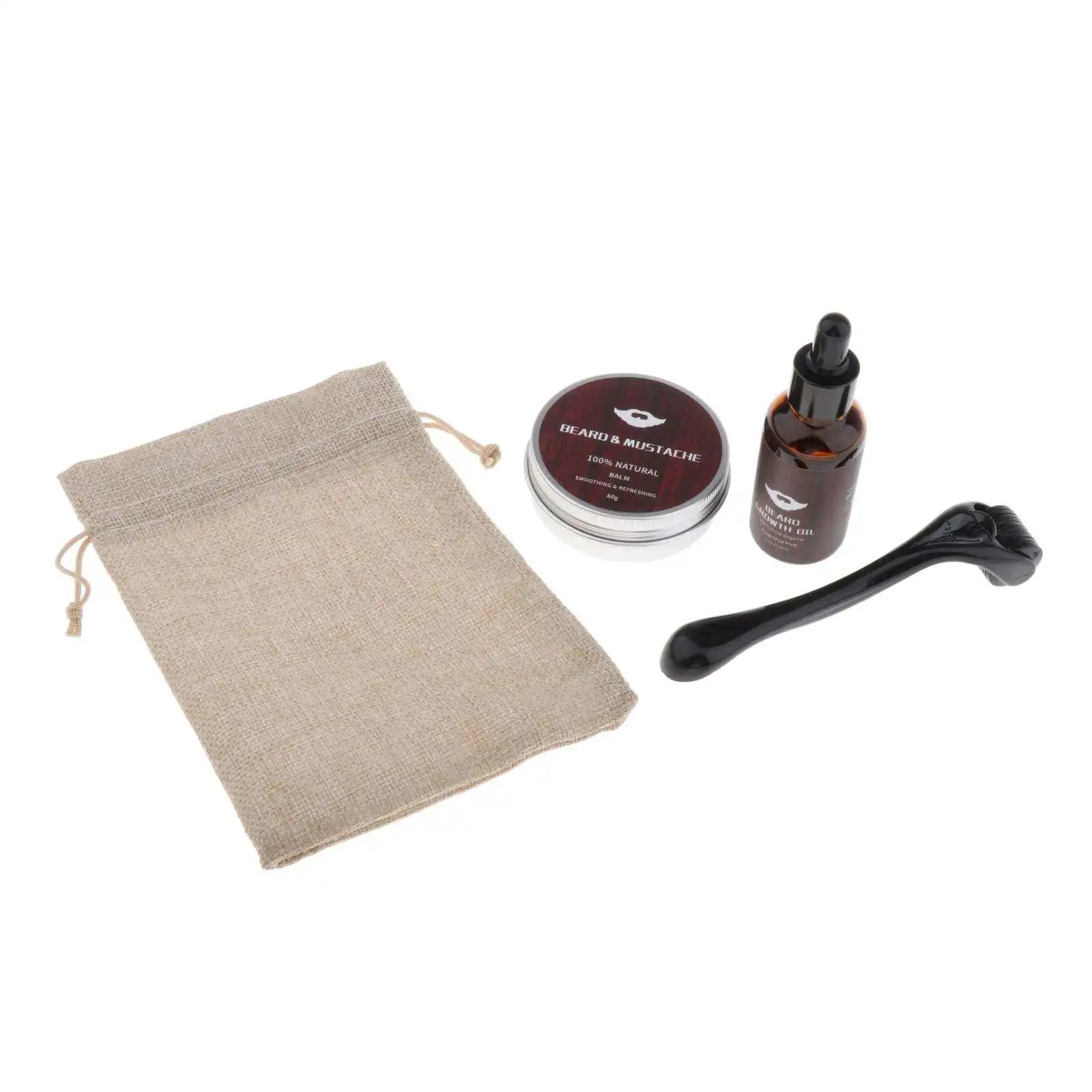 

Beard Growth Kit Titanium Roller for Men Micro Needle Roller Face roller Men Grooming Kit