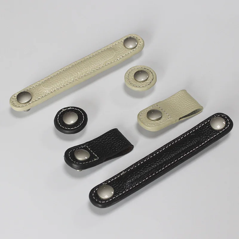 Простая ручка для двери из растительного дубления 128 мм мягкая детской комнаты