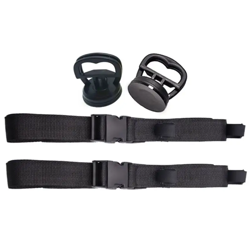 

24BD Автомобильный держатель для удочки ремень для переноски 5 полюсов ремень для хранения присоска