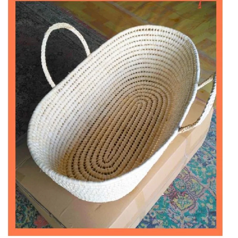 Тканая детская кроватка из кукурузы портативная дорожная открытая кровать