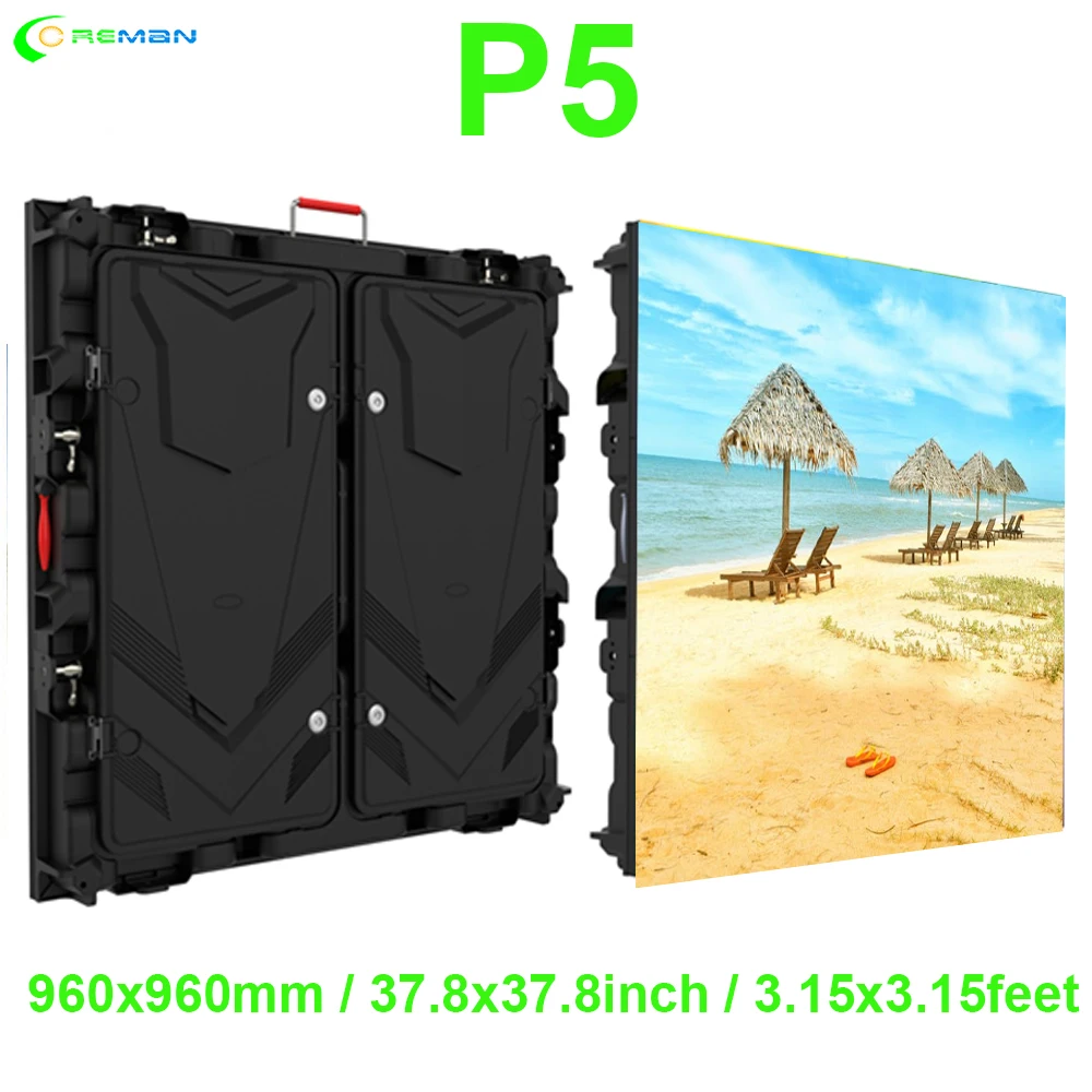 Фото Продажа с завода светодиодный шкаф для дисплея p5 p10 960x960 мм плитки панель RGB