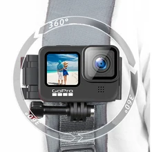 Camera Belt Bracket Hanging Clip Suitable for Osmo Pocket Action for Go Pro9 8 Accessories 360 Degree Rotation Backpack Bag Clip