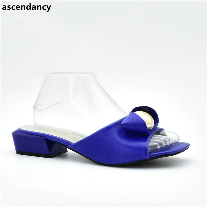 Новейший дизайн Женские свадебные туфли в африканском стиле Украшенные стразами