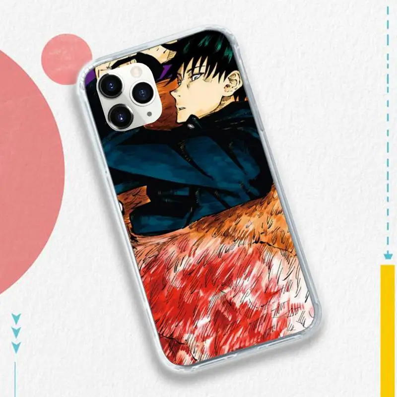 

Jujutsu Kaisen Fushiguro Megumi Phone Case for iPhone 11 12 pro XS MAX 8 7 6 6S Plus X 5S SE 2020 XR