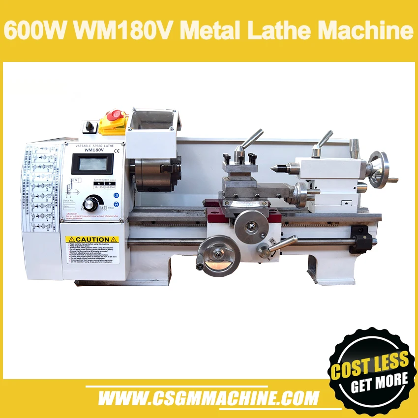 NUMOBAMS WM180V 180*300 мм Рабочая мощность 600 Вт бесщеточный двигатель с патроном 100 DIY Мини
