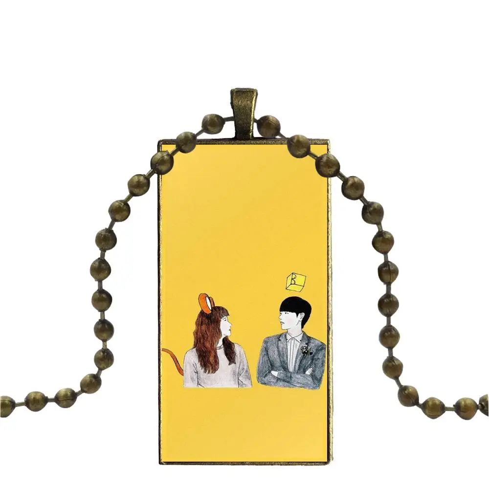 Эффектное длинное корейское колье для девочек с изображением сыра в ловушке из