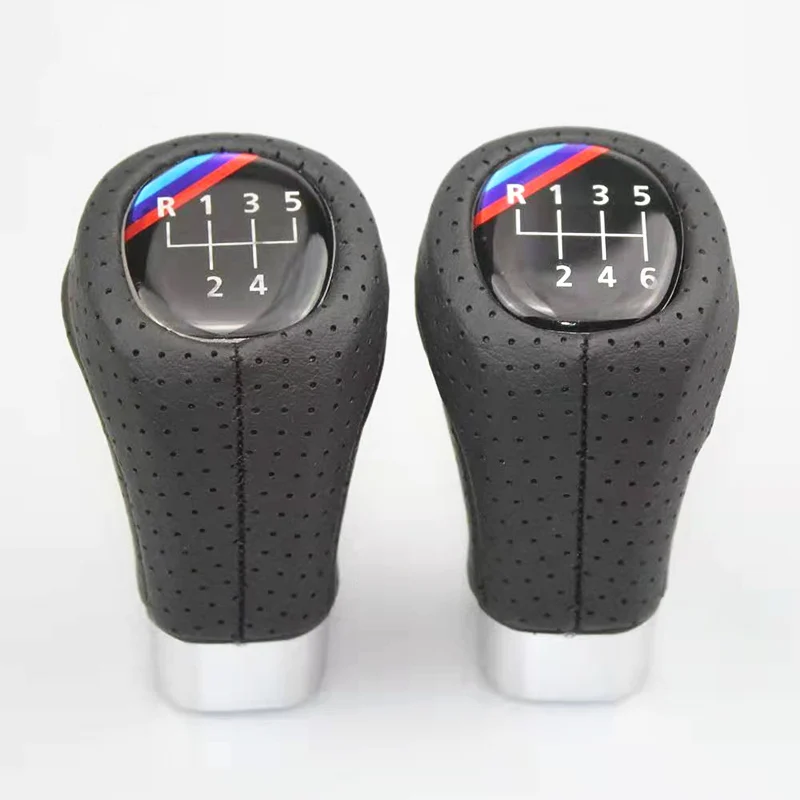 5 6 Скорость из натуральной кожи Шестерни рукоятка рычага переключения передач