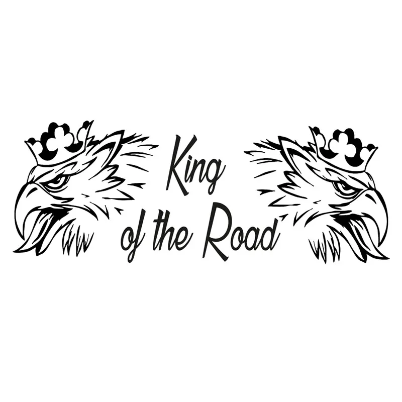 

Classic SAAB SCANIA The King of The Road Funny for Auto Car/Bumper/Window KK Vinyl Car Decal DIY Decor Car Accessories27cmX13cm