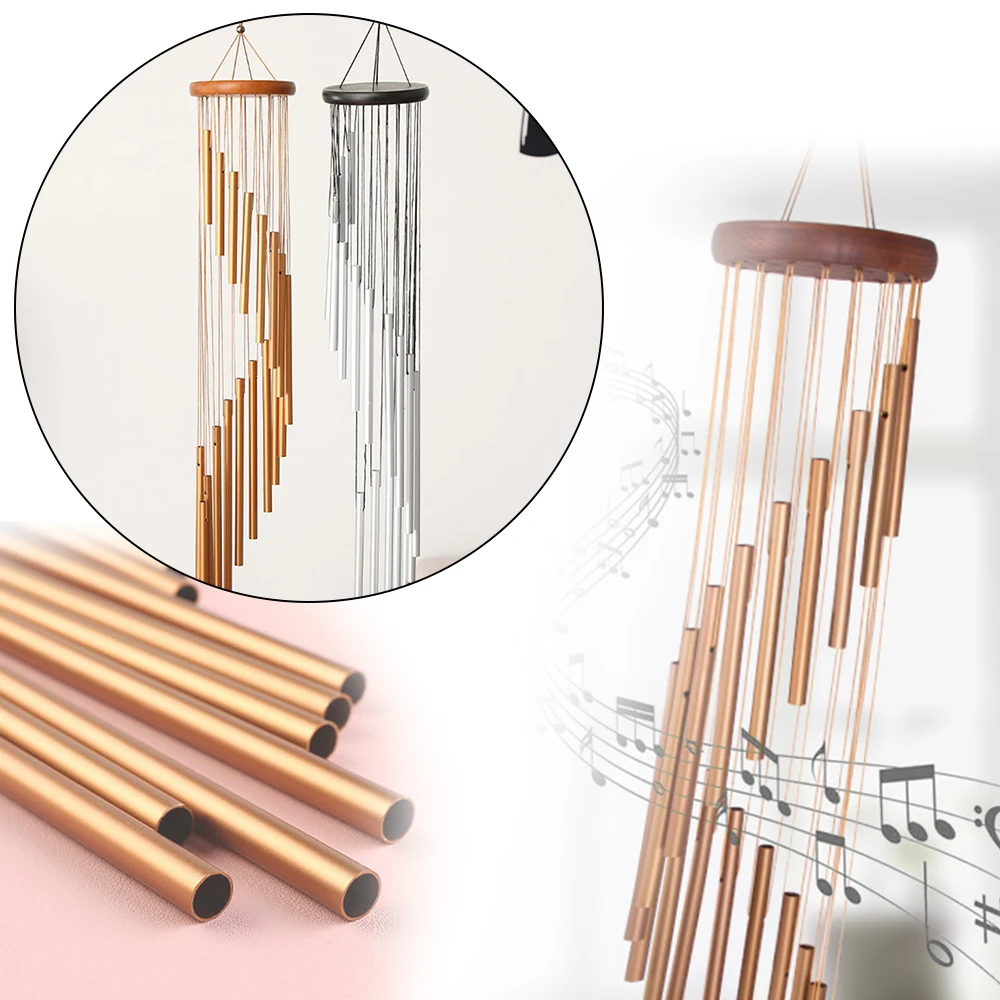 

Скандинавские ветряные колокольчики, металлические ветряные колокольчики, классическое украшение ручной работы, уличное настенное украше...