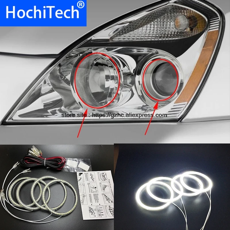HochiTech ультра яркие красные/зеленые/Белый светодиодный ГЛАЗА АНГЕЛА halo кольцо